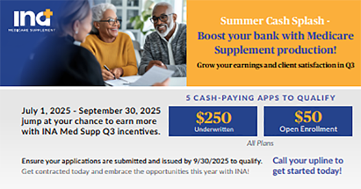 INA - Q3 Incentives