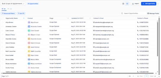 Southern EDGE - Send Bulk Scope of Appointments