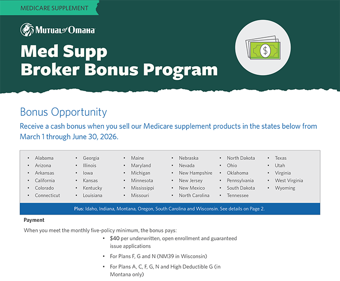 Mutual of Omaha - Q2 Incentives